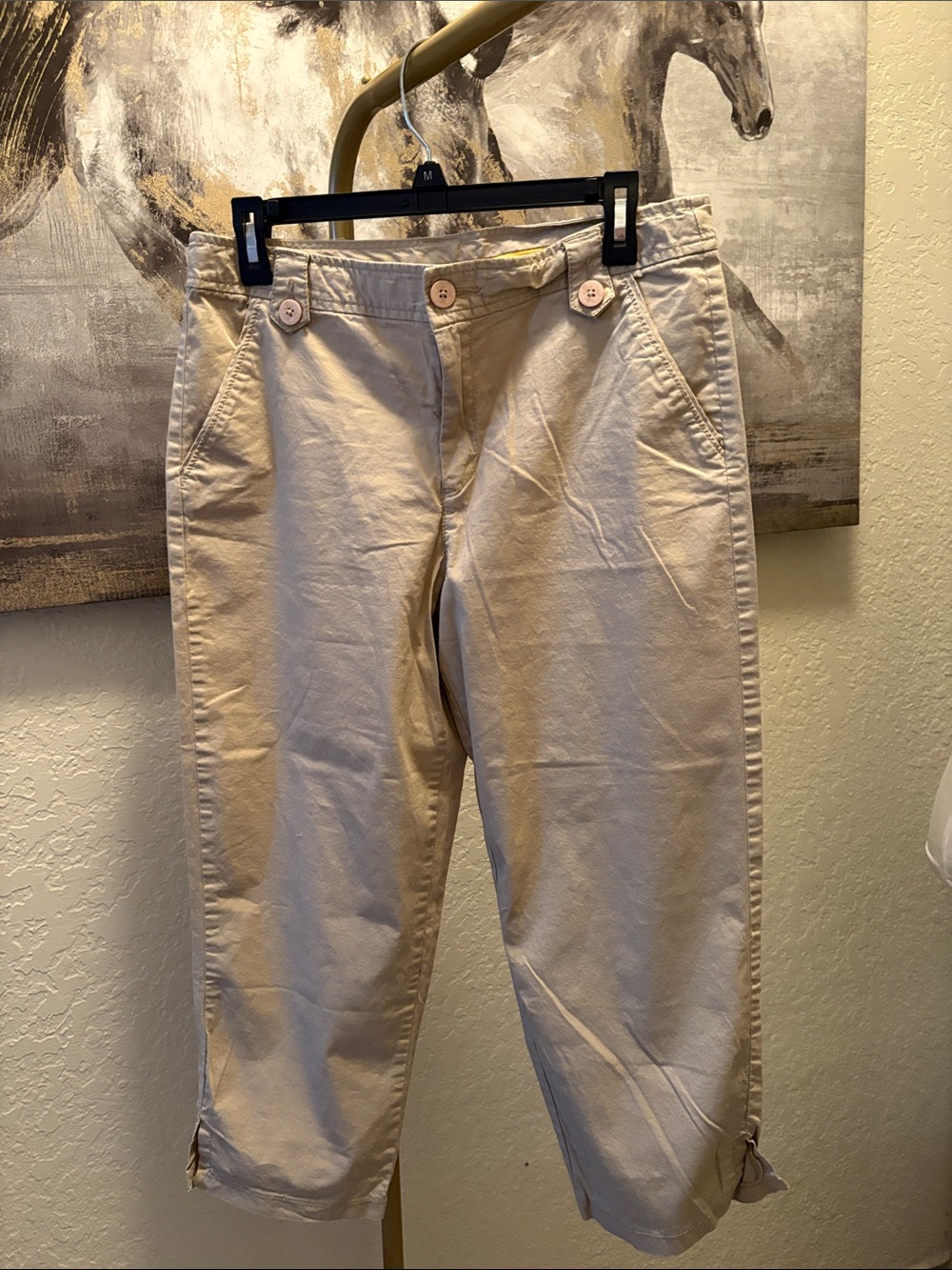 Cropped Straight-Leg Pants